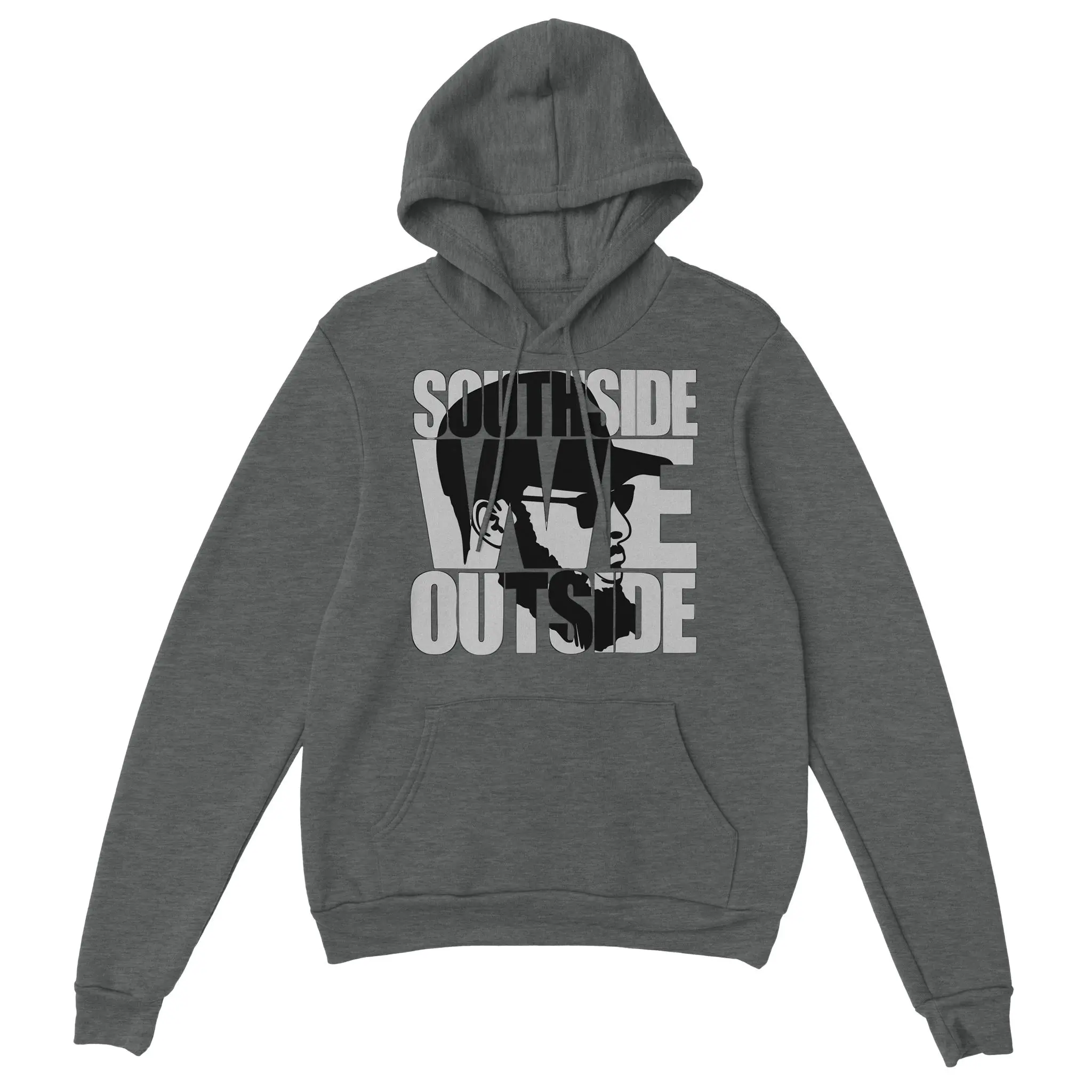 Men's Southside We Outside Fitted Beard Pullover Hoodie
