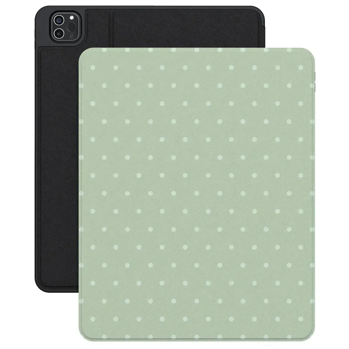 Casely iPad Case | On the Dot | Green Polka Dot