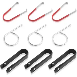 9-Piece Wheel Bolt Nut Puller Removal Tool Tweezers Set, Durable Car Maintenance Tools, Automotive Repair Tools, Efficient Fastener Remover Kit