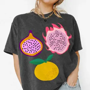 Fig Dragon Tangerine Fruit Shirt, Subtle F_ckin Trump Shirt, Summer FDT Tee, Funny Summer Shirt, Comfort Colors Unisex Tee