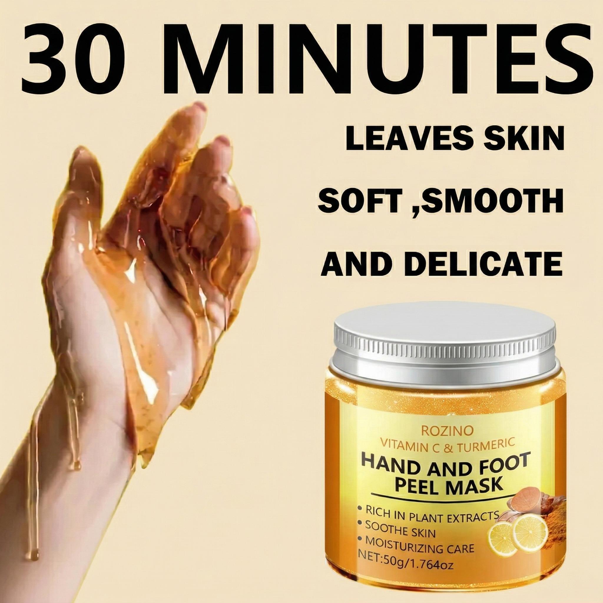 Turmeric & Vitamin C Spa Mask | Deep Moisturizing Treatment for Glowing Hands & Feet Turmeric & Vitamin C Spa Mask | Deep Moisturizing Treatment for Glowing Hands & Feet