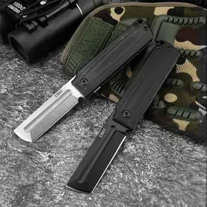 Hot 5915 Mini Portable Folding Knife 8Cr13Mov Blade 420 Steel + G10 Handle Outdoor Pocket Knife Survival Camping Knife