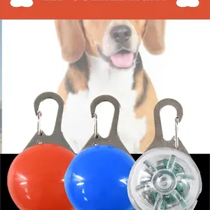 JayJos clip-on pet safety light, LED glow in the dark lights for your pet, weather resistant , flashing lights for dogs, cats ,night walking, campers and bicycling or as gifts For Pets, Keychain Light