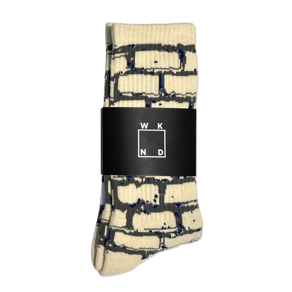 WKND Skateboards Brick Crew Socks