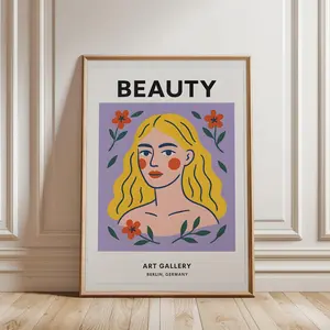 Makeup Wall Art, Girl Makeup Print, Lipstick Fashion Poster, Vintage Aesthetic Fashion Art, Feminist Aesthetic Room Decor, Room Decor, Unframed