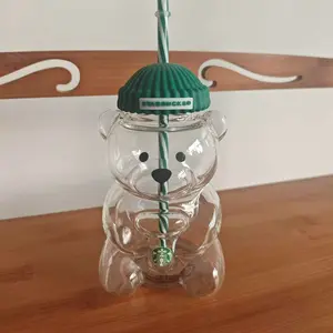 591ml  Limited Edition Bear Tumbler 2026 Glass Bearista Cup gift new In stock