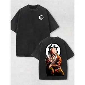 Dragon Ball DBZ Roshi Unisex Summer outfits men streetwear 90s graphic tees cotton Anime tank tops men gifts Outdoorfun