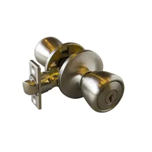 Design House  Terrace 6 Way Latch Entry Door Knob- Satin Nickel