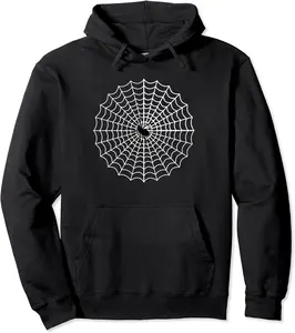 Gothic White Purple Spider Web Design Pullover Hoodie - Keithhodges Shop 82B0CFSXLQRK