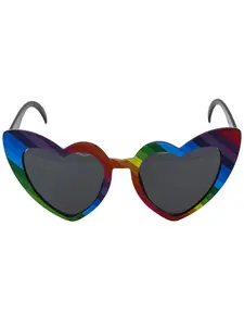 PRIDE Rainbow Heart Sunglasses