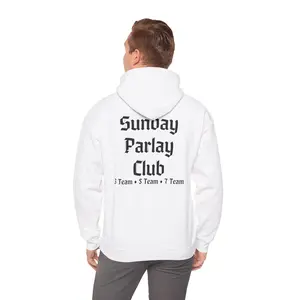 Sunday Parlay Club Hoodie | Sports Betting Parlay Graphic Sweatshirt | Sports Betting Sweatshirt | Cozy Football Sunday Hoodie Gift for Him