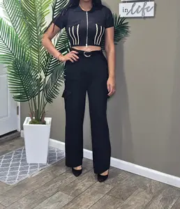 Ema 2 Piece Knit Set Top and Pants