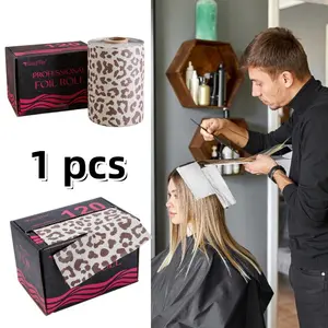 Professional Hair Foil Roll for Highlighting & Hair Coloring, Silver & Gold Salon Hair Foils for Balayage, Bleaching, DIY Dyeing & Nail Art