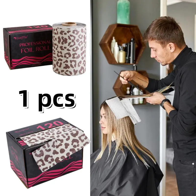 Professional Hair Foil Roll for Highlighting & Hair Coloring, Home Hair Coloring, Silver & Gold Salon Hair Foils for Balayage, Bleaching, DIY Dyeing & Nail Art