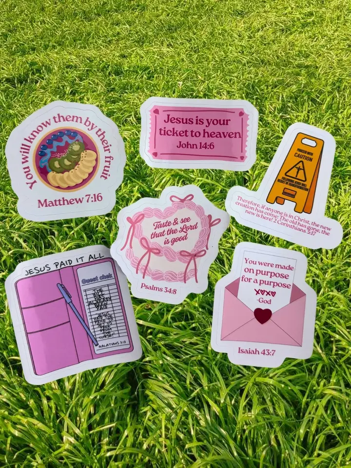 6 Pack Stickers Bundle #2