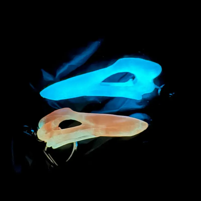 Quetzalcoatlus | Glow in the Dark | Resin Keychain Skull Replica | Bright Bones, Pocket Accessory, Paleo Unlock Fossil Replica for Paleo Enthusiasts