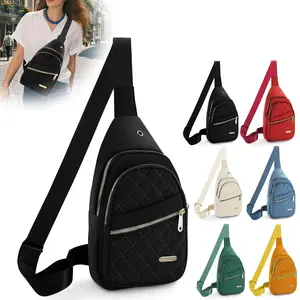 Quilted Fanny Pack Sling Bag The Ultimate Hands-Free Bag for Street Style & Travel Lightweight Waterproof & Surprisingly Spacious Your New Daily Essential in Multiple Colors