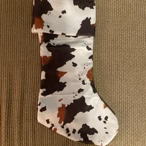 Cow Print Stocking