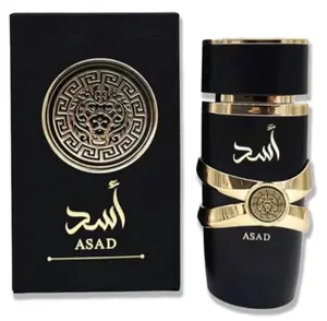Lattafa Perfumes Asad for Unisex Eau de Parfum Spray, 3.4 Ounce