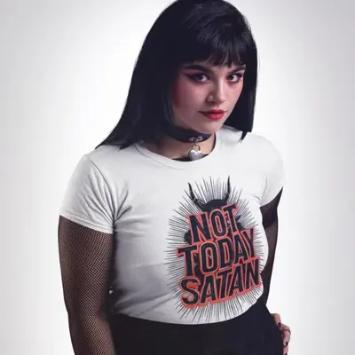 Men's Funny Sarcastic Devil Joke Graphic T-shirt Novelty Tee Funny