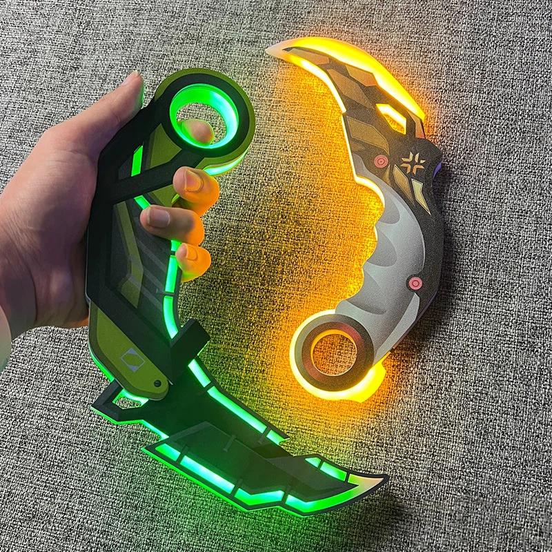 New Gift Role-Playing Prop: Fearless Rechargeable Glowing Weapon Model Contract - Claw Knife/Cool Toy Knife Champion Edition, 2026 Gamer Gift Collectible Prop Toy