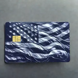 Blacked Out American Flag Credit Card Skin