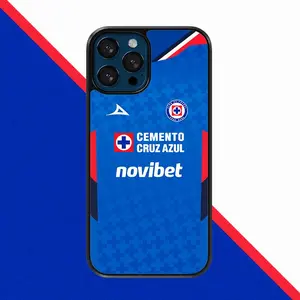 (iPhone 16 Promax) Cruz Azul local 25/26 Phone Case For iphone 16 Promax, 15, 14, 13, 12, 11, XS MAX, Football Lovers Phone case, Gift for him, Gift For Fan