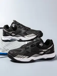 Professional Badminton Tennis Shoes for Men and Women, Anti-Slip Wear-Resistant Shock Absorption Sports Shoes, All Season Medium Width