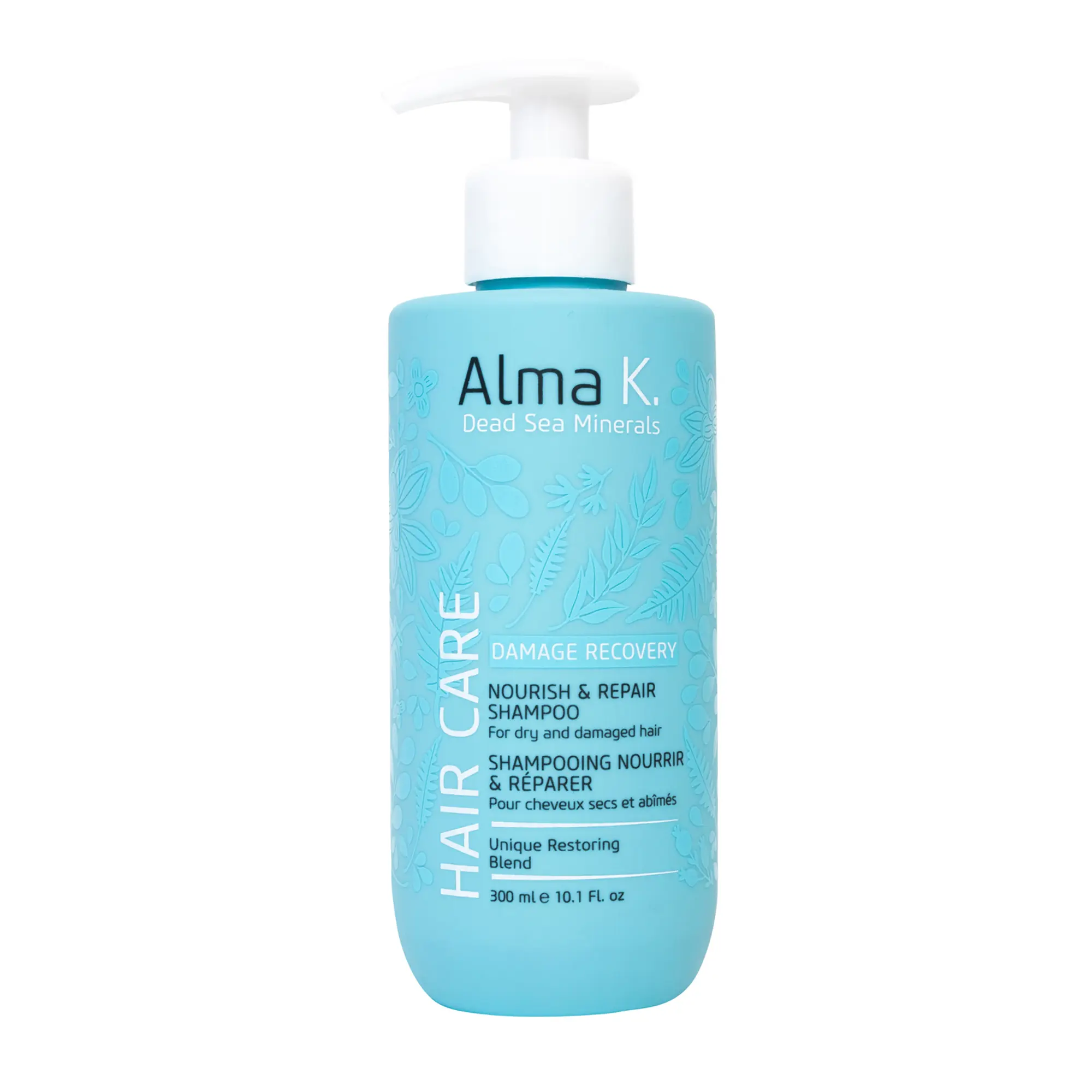 Alma K Nourish and Repair Shampoo - Moisturizing Shampoo for Women - Hair Growth Shampoo - Hydrating Shampoo with Argan Oil, Shea Butter - 10.1 oz