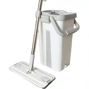 Tile floor hand-washing lazy flat mop household one mop clean wooden floor dry and wet large mop