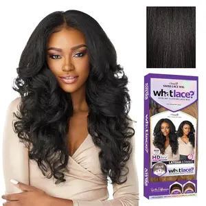 What Lace 13X6 Wigs - Latisha Lacefrontal Hand Tied Glueless Synthetic With  Density Preplucked Hairline (Off Black 1B)