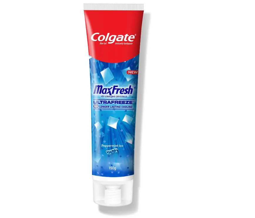 Colgate MaxFresh Blue Toothpaste, 150g, Daily Oral Care, Mint Freshness, Fresh Breath, Clean Teeth, Everyday Dental Hygiene, Daily Care