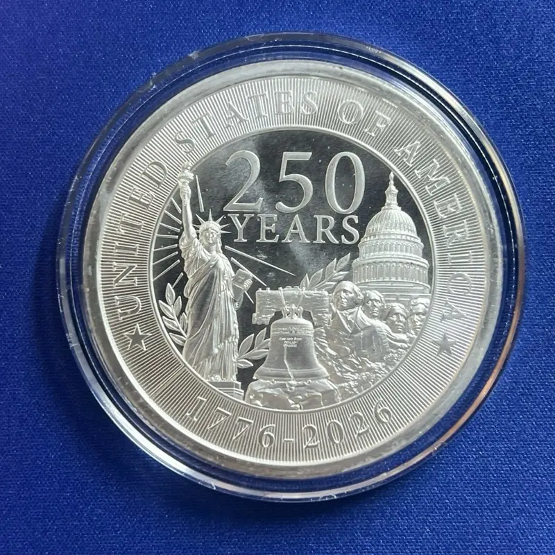 1oz silver america 250 yr tribute goldenstate mint