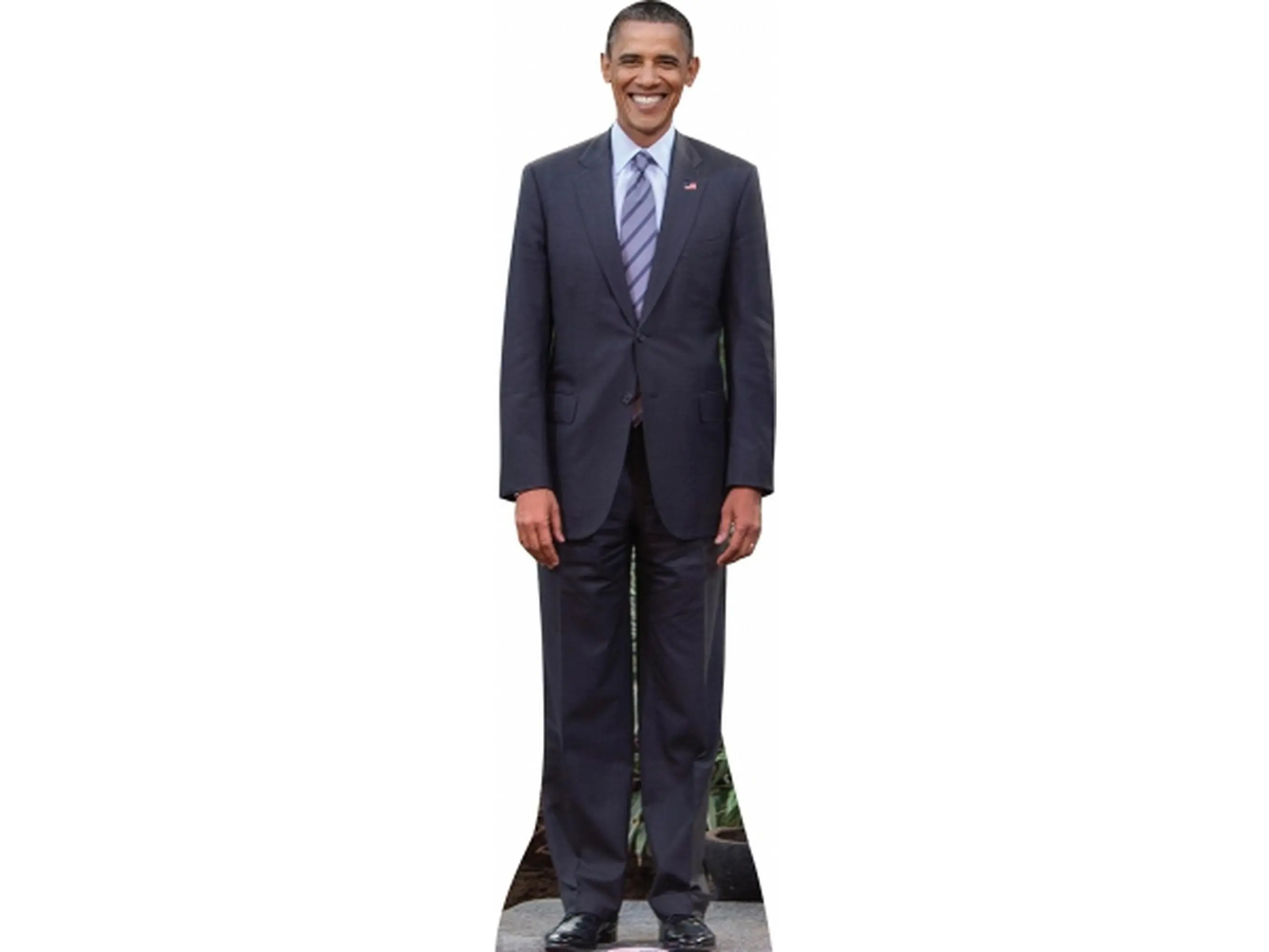 President Obama Design Cardboard Cutout - 74x21 Bold Wall Art, Obama Wall Icon, 74x21 in Dimension Home Decor Piece for Home Supplies Display