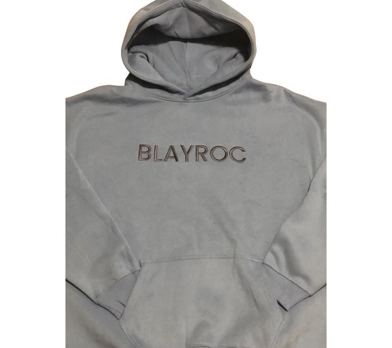 Blayroc Light Blue Oversized Hoodie