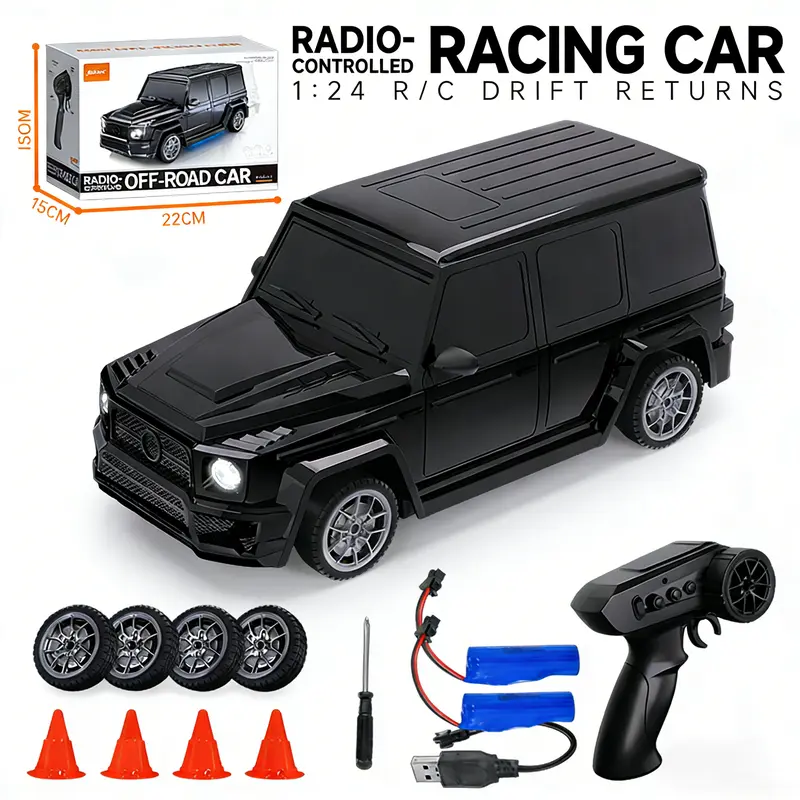 1:24 Scale Purple Chameleon Drift RC Model Car - Remote Control Vehicle with Full Proportional Throttle, Off-Road Control, Unisex Toy for Backyard Races, Indoor Laps, Weekend Racing Fun, Hobby Sessions, Teenage Boy Gifts