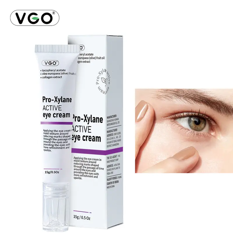 VGO-Pro-Xylane Anti-Wrinkle EyeCreamWomen's Glass Color MoisturzingRepair Fading dark circles Skin Care-B