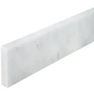 White Marble Stone Vanity Backsplash