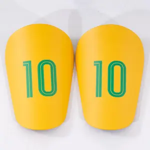 Soccer Shin Guards, 1 Pair Football Shin Pad with Number, Thickened Football Sports Protector, Sports Protective Gear, Soccer Training Equipment