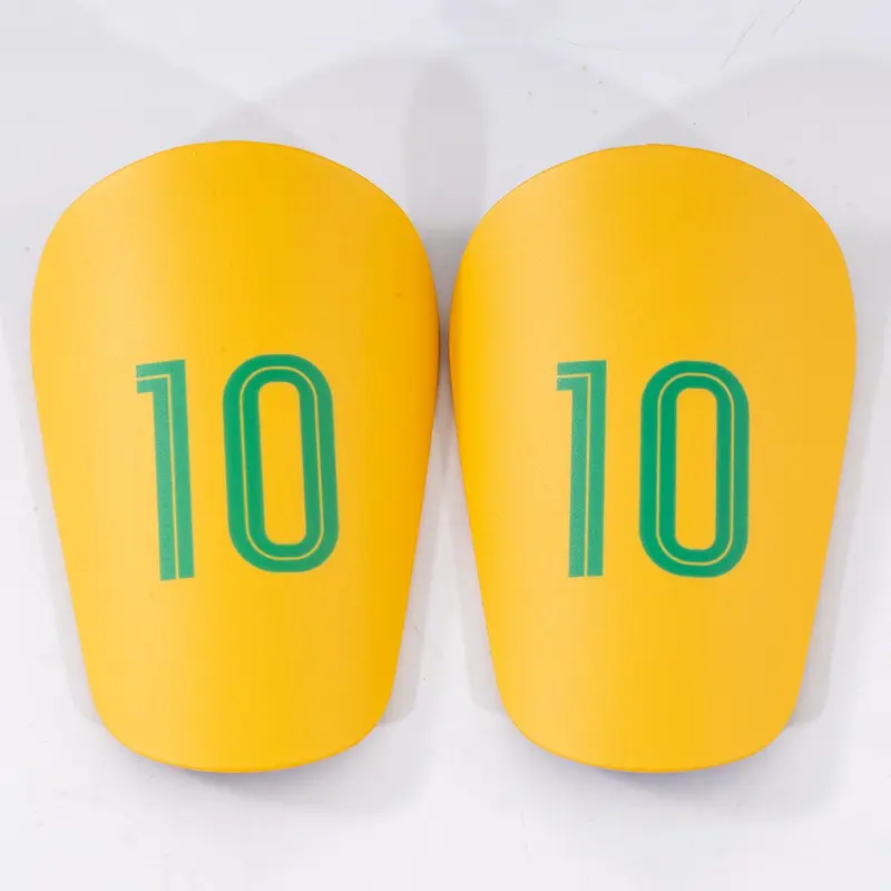 Soccer Shin Guards, 1 Pair Football Shin Pad with Number, Thickened Football Sports Protector, Sports Protective Gear, Soccer Training Equipment