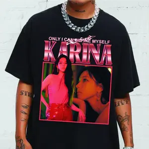 Aespa Karina Armageddon Retro 90s Bootleg Tee, Aespa Shirt, Kpop T-shirt, Kpop Merch