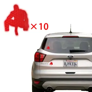Funny Barry Meme Reflective Joke Car Stickers 10-Pack - Waterproof, Durable Vinyl Mini Decals, Vehicle Exterior Decoration, Bumper, Rear Window, Body Panel Decals for Cars
