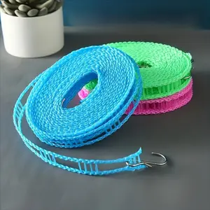 1/2/3 Piece Portable Clothesline Set in Blue, Anti Slip, Windproof and Durable, Suitable for Indoor/outdoor and Dormitory Use At Home Home Goods Laundry