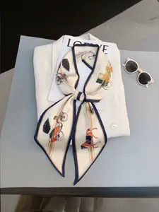 Women's Elegant Animal Print Square Scarf, Fashionable Soft Lightweight Scarf for Daily Wear, Casual Versatile Scarf for Women As Gift