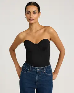 Express Body Contour High Compression Strapless Corset Bodysuit