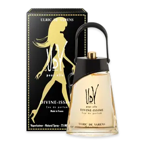 Ulric De Varens Divine-issime Eau De Parfum for Women- Enchanting, Confident, Glamorous Scent - Notes of Pink Berries, Orange Blossom, & Jasmine- Floral & Sweet- 2.5 Fl Oz