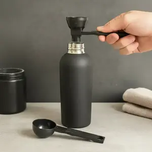 Protein Powder Scoop Set, BPA-Free Plastic Measuring Spoons, High-Quality Coffee Funnel Spoon, Ideal for Pre-Workout Creatine & Shakes, Coffee Making Tool