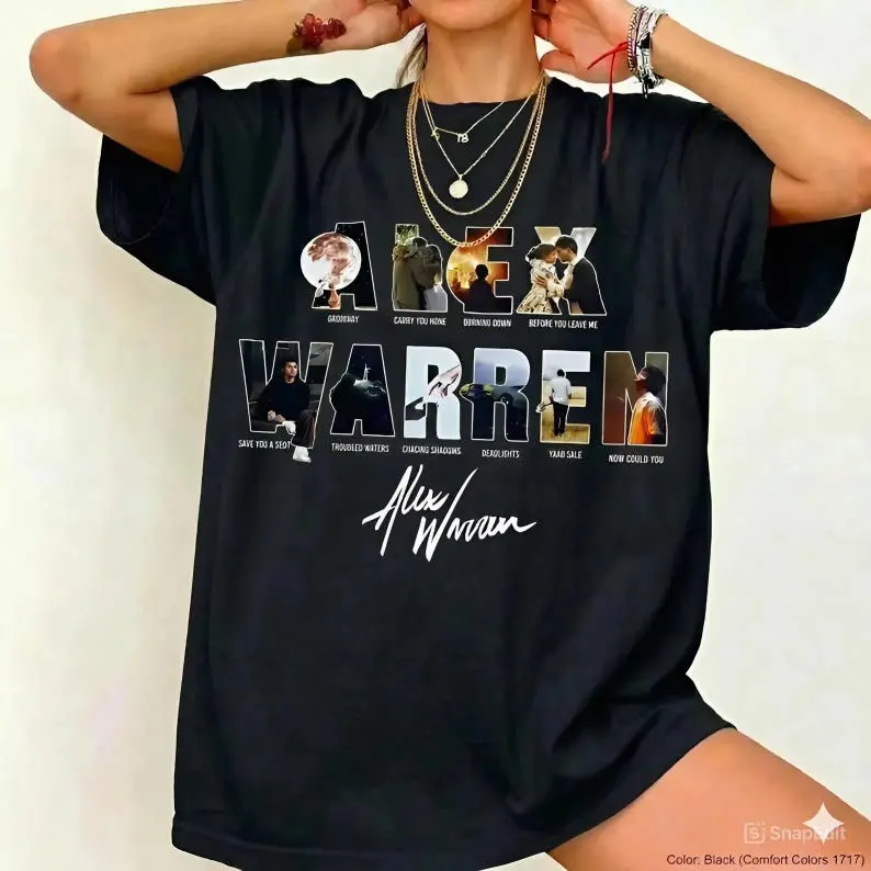 Alex Warren Tour 2026 Shirt, Graphic Tee, Vintage Music Shirt, Alex Warren Merch, Pop Singer Fan Gift, Aesthetic Album Tee