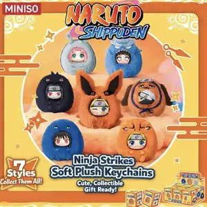 Naruto Plushies Surprise Blind Box with Fluffy, Mini Anime Collectible Keychains from Shippuden Series, Perfect Cute Gift for Fans Valentine Gift for Girlfriends