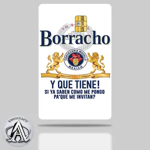 El Borracho Debit Card Skin/Decal - High Quality Vinyl for Customization and Personalization